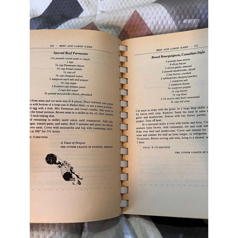 The Western Junior League Cookbook 1981‎ First Edition Ann Seranne Spiral Bound